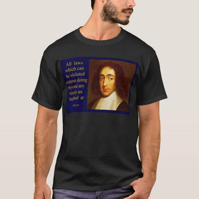 Camiseta Baruch Spinoza (Frente)