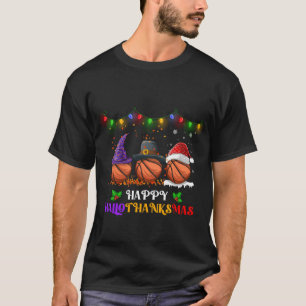 Camiseta Basball Happy Hallothanksmas