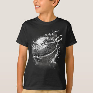 Camiseta Basball Watercolor Basball Lover Trabalho de arte