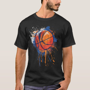 Camiseta Basball Watercolor Drawing Trabalho de arte Basbal