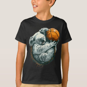 Camiseta Basbol Animal Art Drawing Koala Basbol Pla