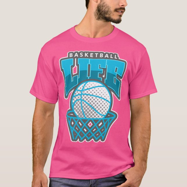 Camiseta Basbol Life-Blu E W (Frente)