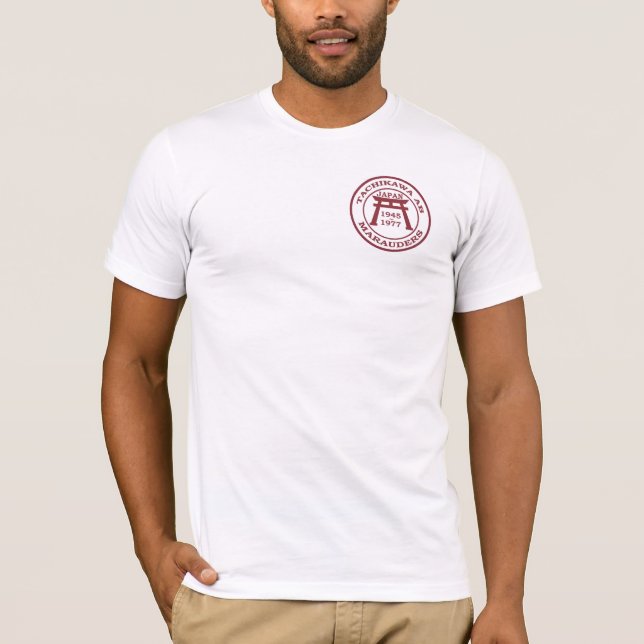 CAMISETA BASE AÉREA JAPÃO 1945-1977 DE TACHIKAWA (Frente)