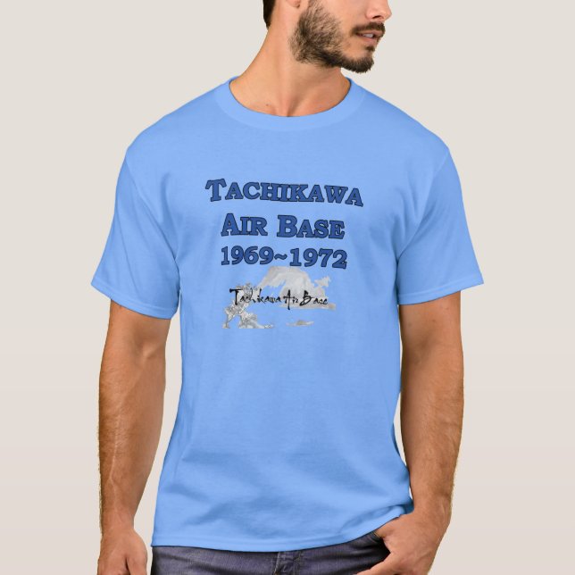 Camiseta base aérea japão 1969-1972 de tachikawa (Frente)