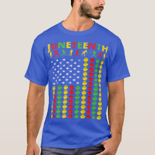 Camiseta Base Americana para o Dia da Liberdade de Bandeira