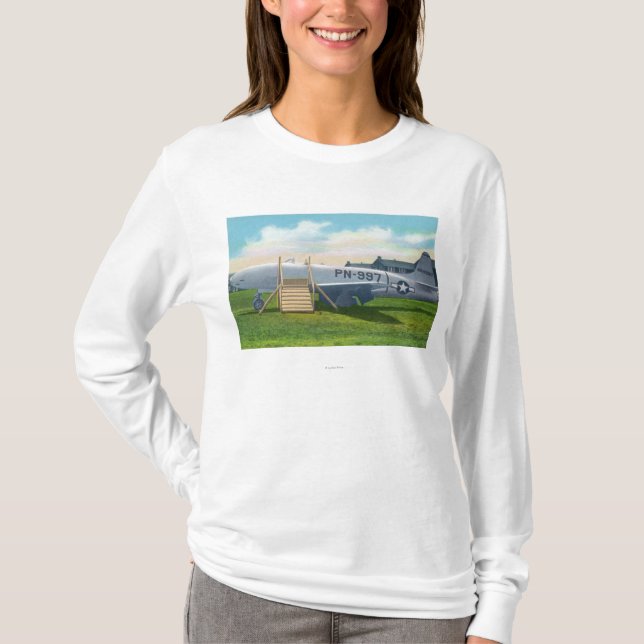 Camiseta Base da força aérea de Sampson (Frente)