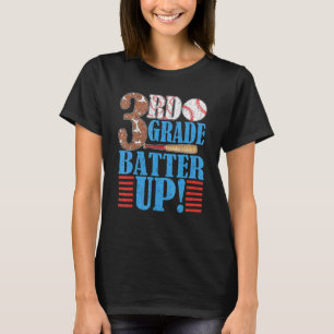 Camiseta Base de Bateria do 3º Grau de Volta à Escola