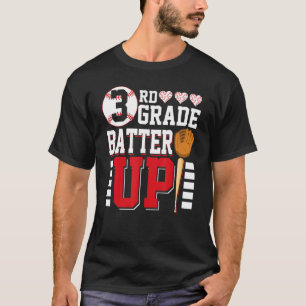Camiseta Base de Bateria do 3º Grau de Volta à Escola