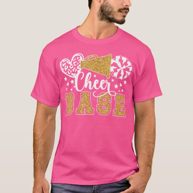 Camiseta Base de Cheerhead Bas Base de Cheerleader (Frente)