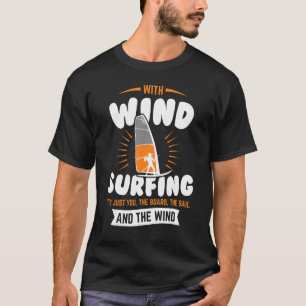 Camiseta Base De Mast De Navegação De Conselho E Vento De N