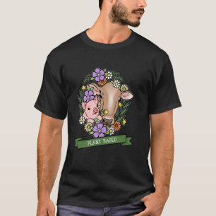 Camiseta Baseado em Plantas - Vegetariano Vegano Gráfico de