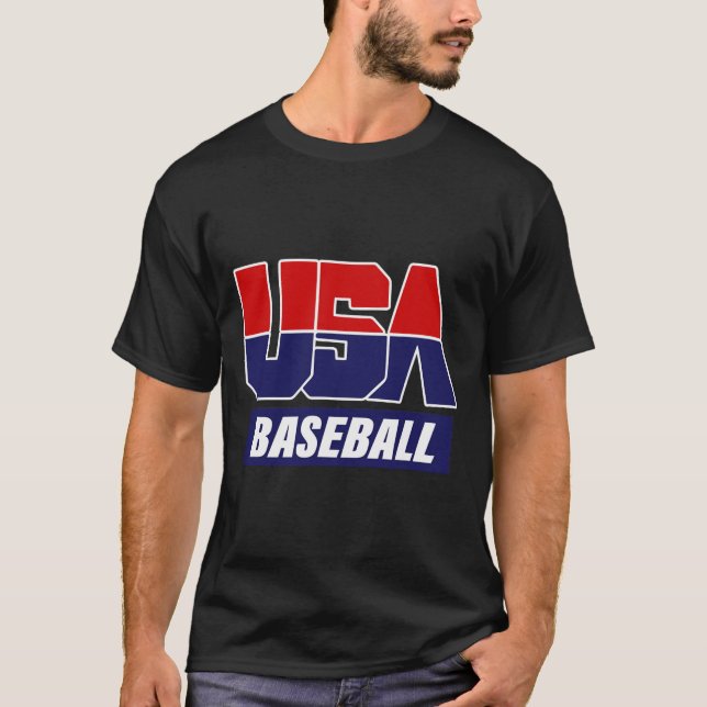 Camiseta Baseball 2024 Usa  (Frente)