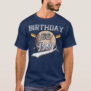 Camiseta Baseball 66ª Festa de aniversário 66 anos Beisebol