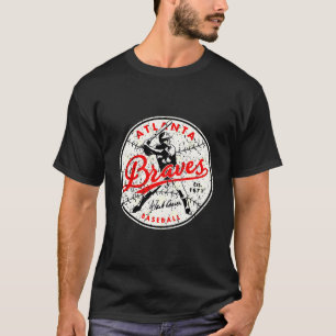 Camiseta Baseball Atlanta Bravesss Vintage