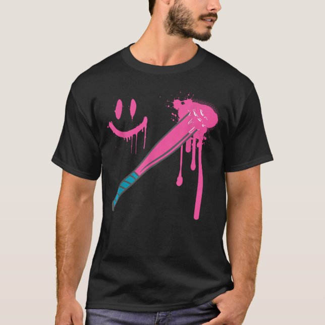 Camiseta Baseball Bat with Sprinkles Drip Cool (Frente)