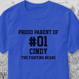 Camiseta Baseball Blue Black Team