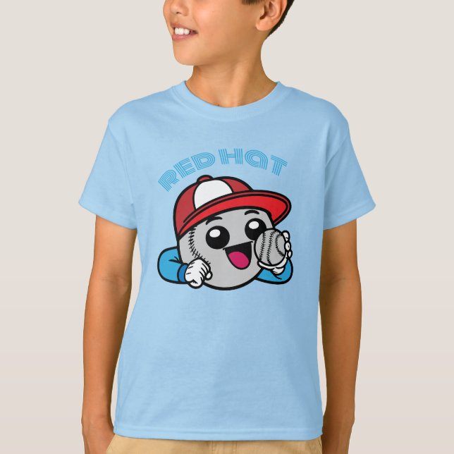 Camiseta baseball cartoon character (Frente)