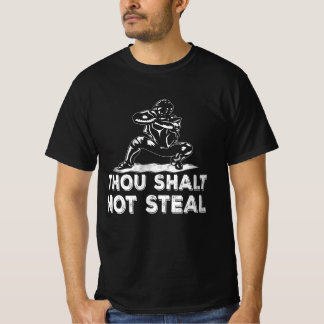 Camiseta Baseball Catcher Você Não Rouba Bi Religioso