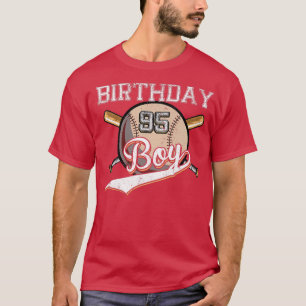 Camiseta Baseball com 95 Festas de aniversário e 95 anos de