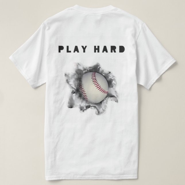 Camiseta Baseball criativo (Verso do Design)