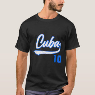 Camiseta Baseball Cuba 10 Remera