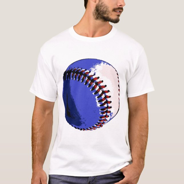 Camiseta Baseball de pop Art (Frente)