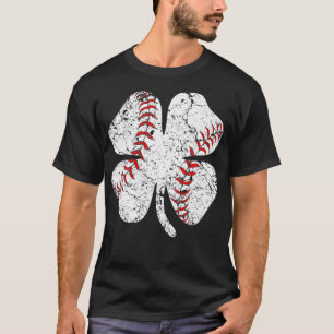 Camiseta Baseball Dia de São Patrício Meninos Homens Recept