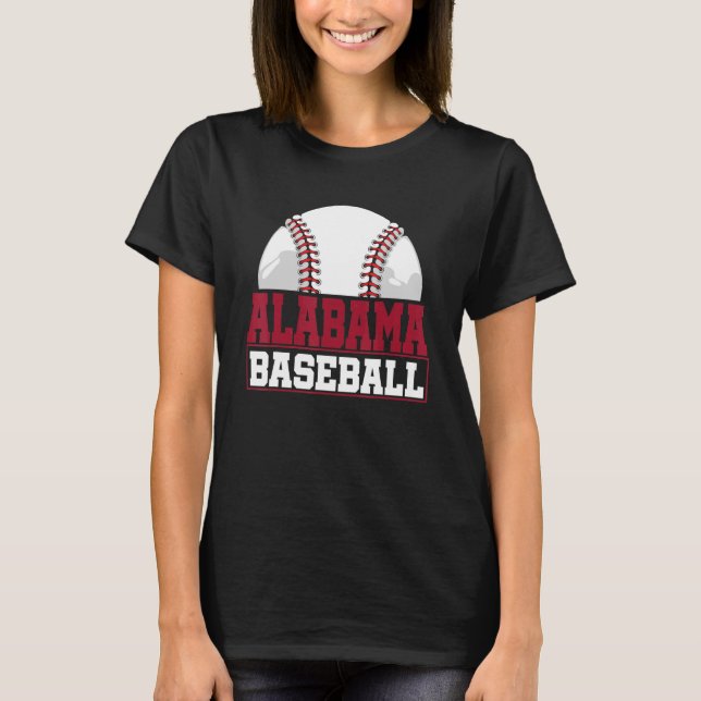Camiseta Baseball do Alabama (Frente)