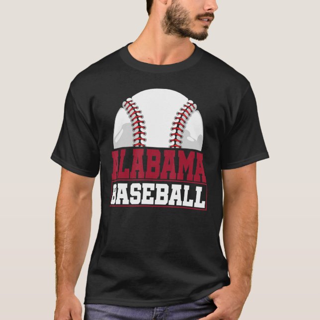Camiseta Baseball do Alabama (Frente)