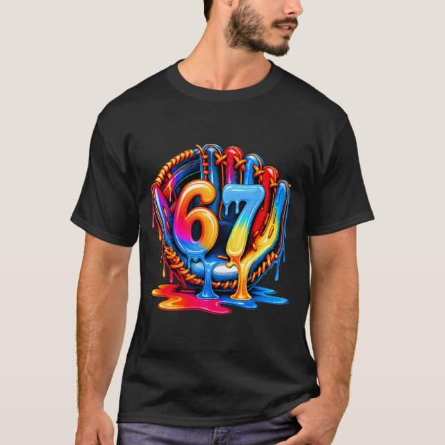 Camiseta Baseball Drip Ice Cream 67 Baseball Lifestyle 101  (Frente)