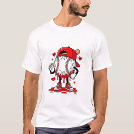 Camiseta Baseball Drip Ice Cream Valentine’s Day T-Shirt –