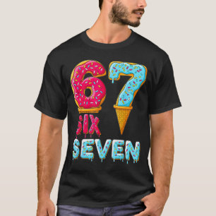 Camiseta Baseball Drip Número 67 Jogador 67 Meme Sorvete D
