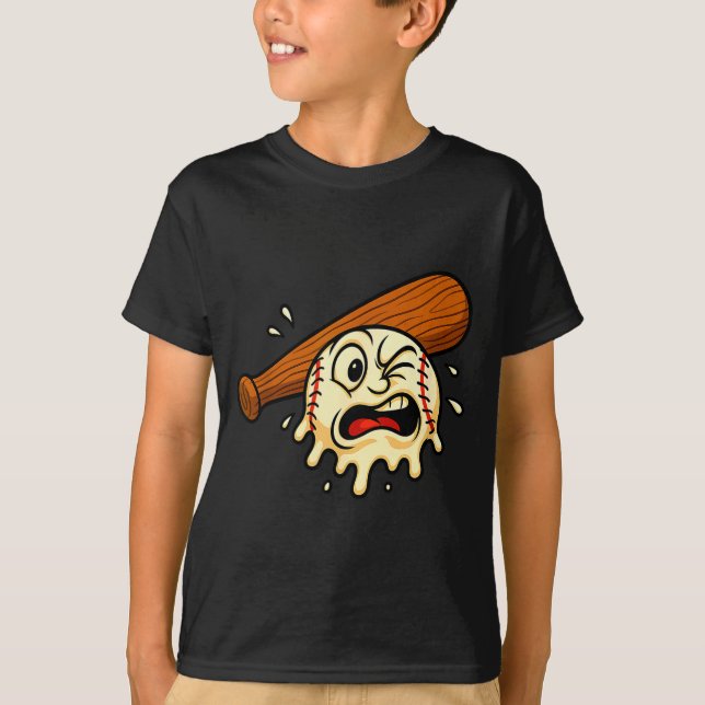 Camiseta Baseball Drip Team For Boys Ice Cream Cool  (Frente)