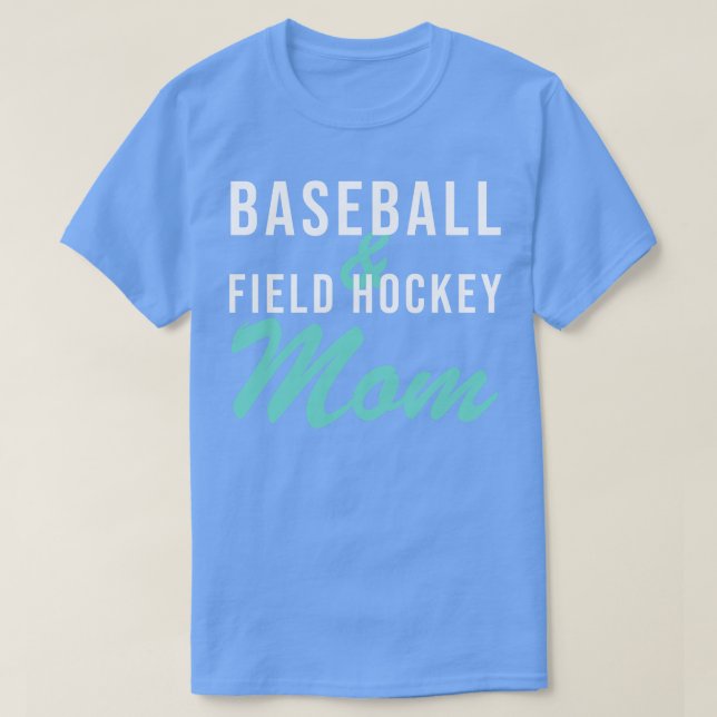 Camiseta Baseball e Hockey de Campo Mãe Baseball Mãe (Frente do Design)
