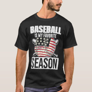 Camiseta Baseball É Meu Jogo de Taco de Temporada Favorito