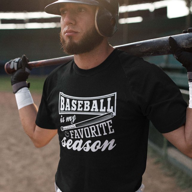 Camiseta Baseball É Minha Época Favorita (Criador carregado)