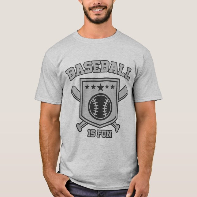 CAMISETA BASEBALL É UM ESPORTE DIVERTIDO (Frente)