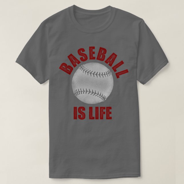 Camiseta Baseball é Vida (Frente do Design)