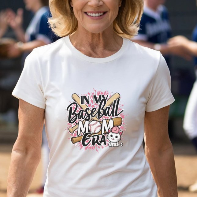 Camiseta Baseball Era Cat Lover (Baseball Mom Era Cat Lover T-Shirt - Perfect for Proud Baseball Moms)