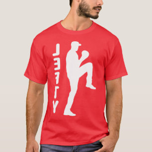 Camiseta Baseball Esquerda à Esquerda de Pitcher Engraçado