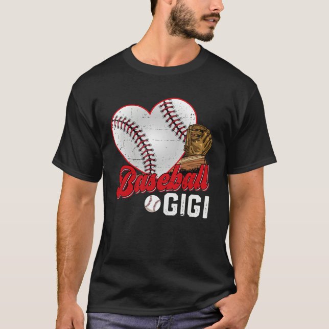 Camiseta Baseball Gigi Baseball  Cute Mother s Day Girl Wom (Frente)