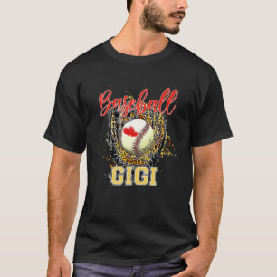 Camiseta Baseball Gigi Leopard Game Day