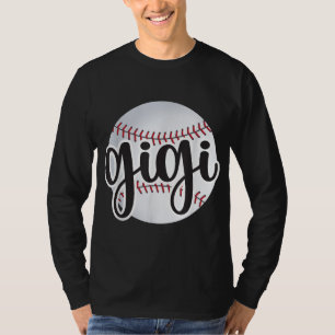 Camiseta Baseball Gigi Ventilador de Baseball Orgulhoso Vov
