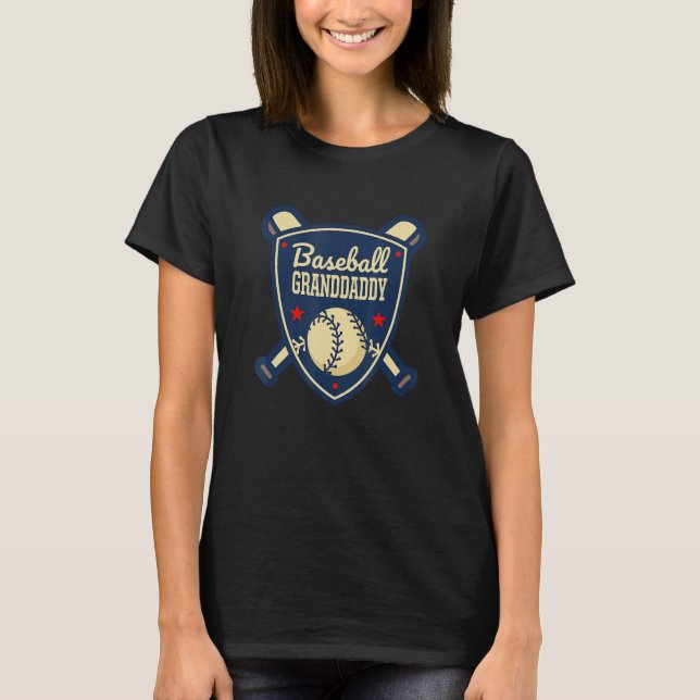 Camiseta Baseball Granddaddy Matching Family Baseball Playe (Frente)