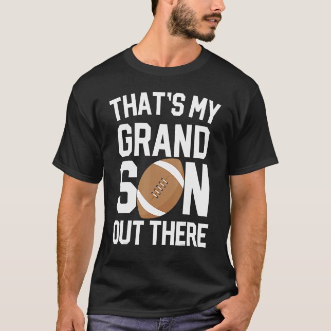 Camiseta baseball grandma  that's my grandson out there foo (Frente)