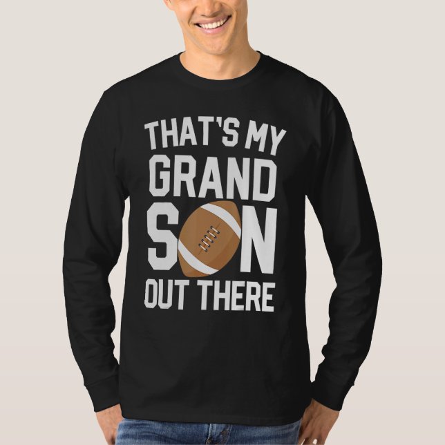 Camiseta baseball grandma  that's my grandson out there foo (Frente)