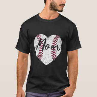 Camiseta Baseball He Mom Softball Mother'S Day