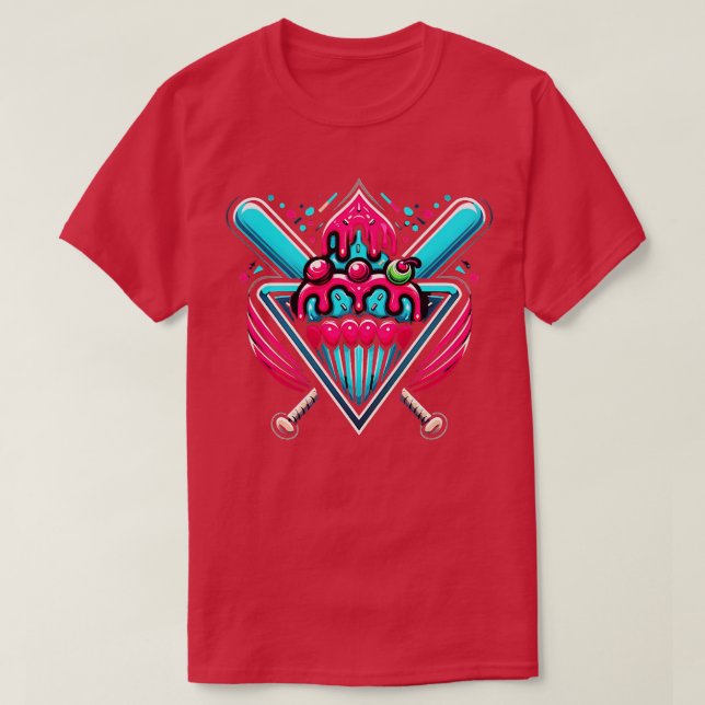 Camiseta Baseball Home Social Club para Boy Sorvete bonitin (Frente do Design)