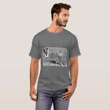 Baseball Inicial N Sports Rhyme Vintage Norman