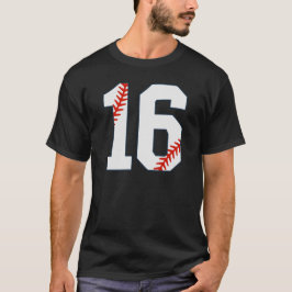 Camiseta Baseball Jersey Number 16
